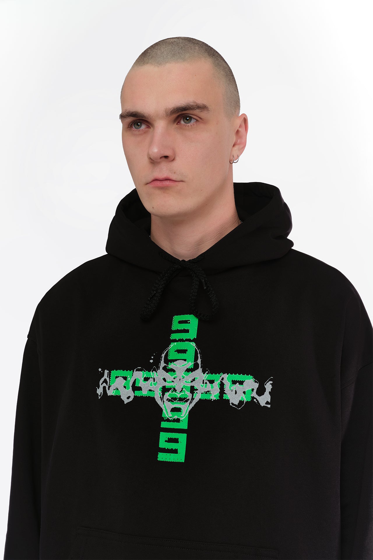 REFLECTIVE OPEN HEARTS - HOODIE