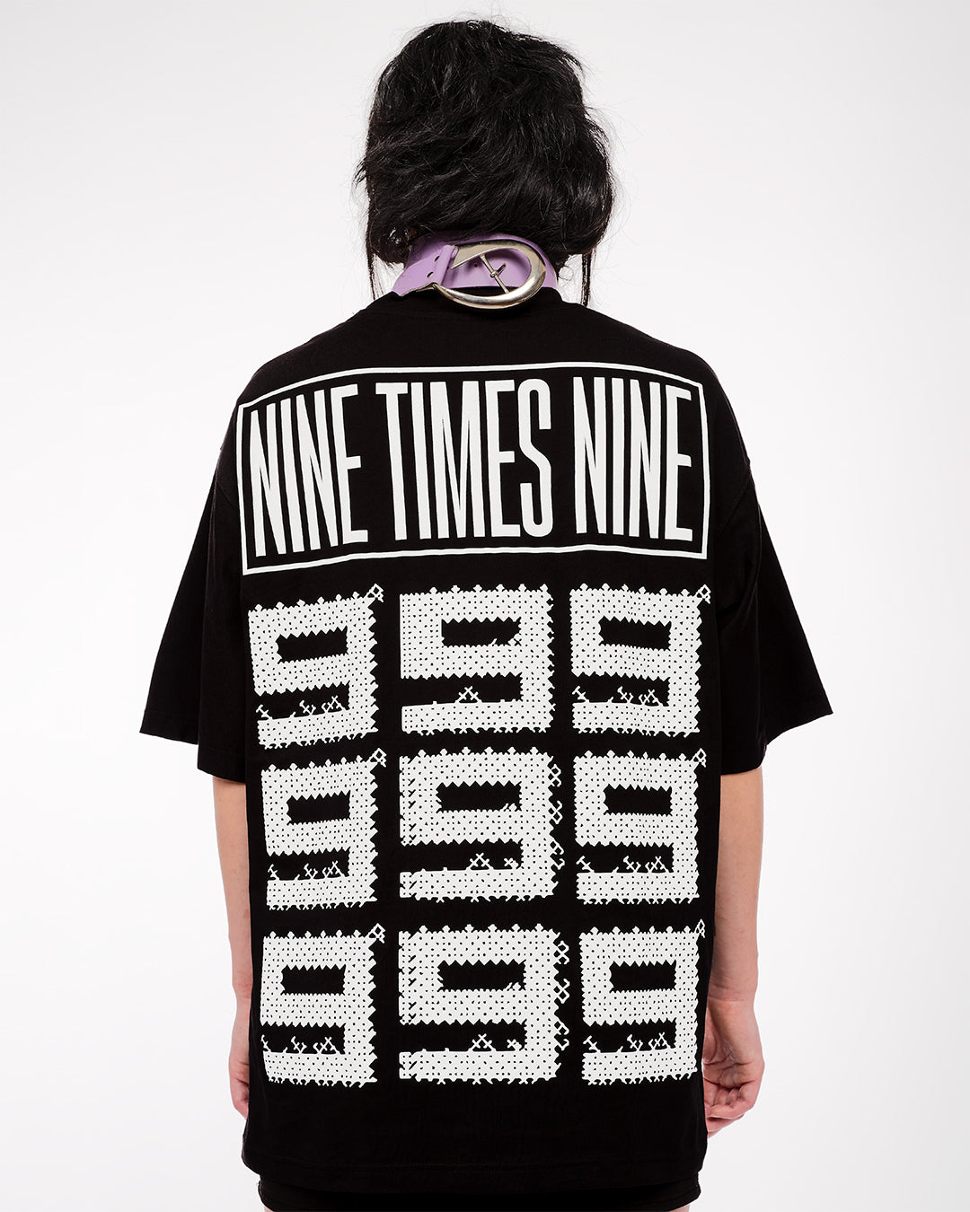 999999999 LOGO BLACK/WHITE - TEE
