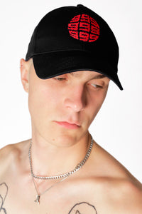 SPHERE LOGO BLACK/RED - CAP