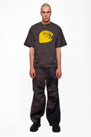 9 EYES LOGO GREY/YELLOW - TEE