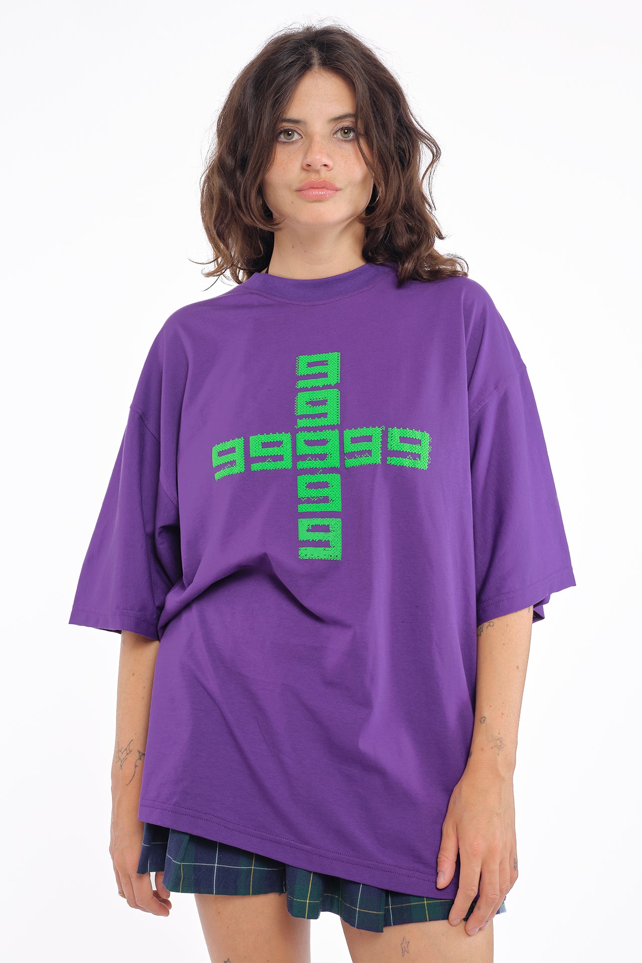 CLASSIC LOGO PURPLE/GREEN - TEE