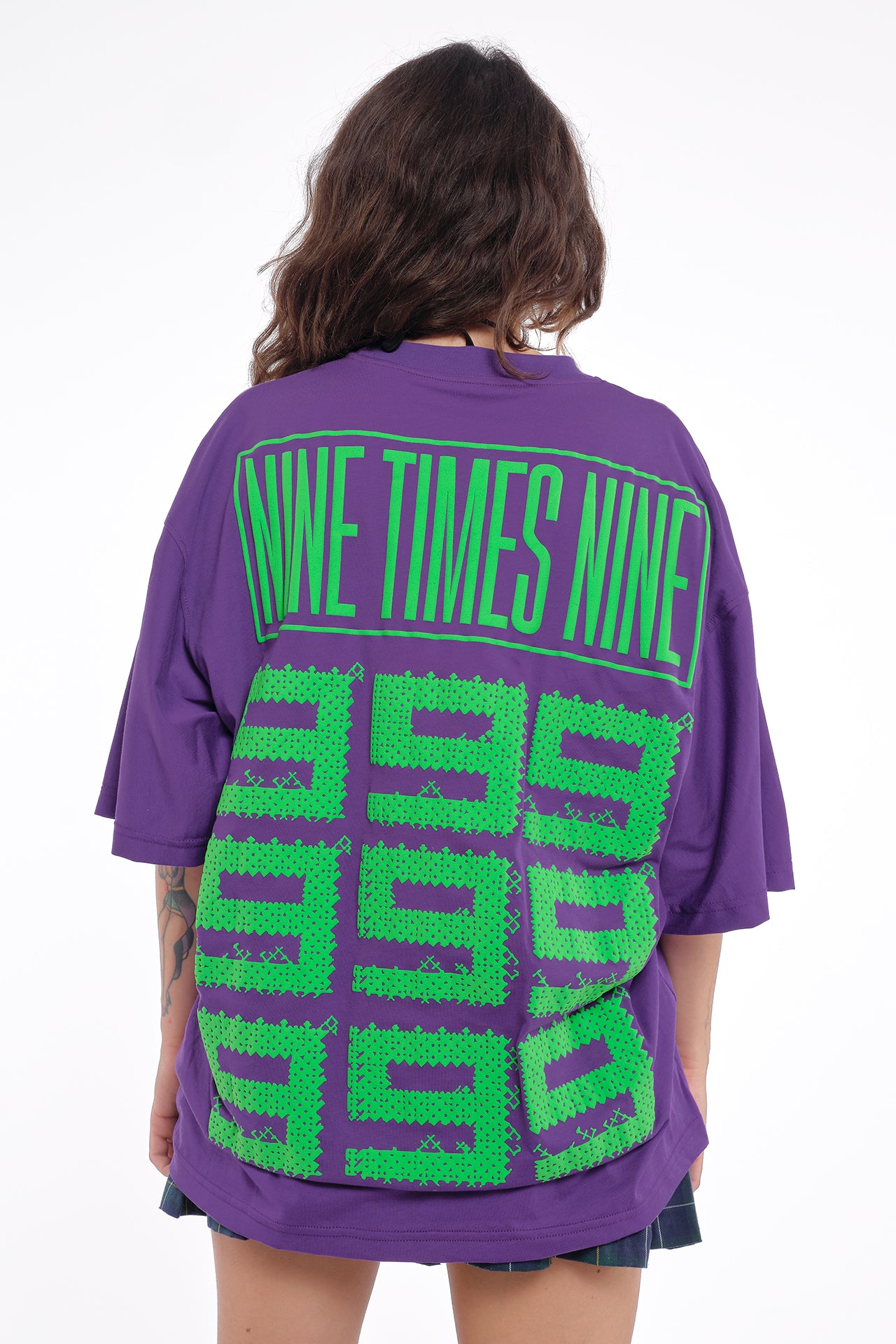 CLASSIC LOGO PURPLE/GREEN - TEE