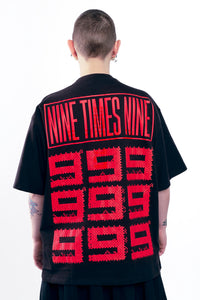 CLASSIC LOGO BLACK/RED - TEE