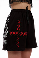 REFRACTED LOGO BLACK - SHORTS